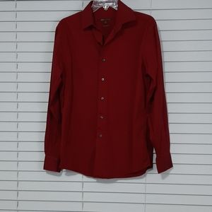 Moron Red Mens BCBG Dress Shirt